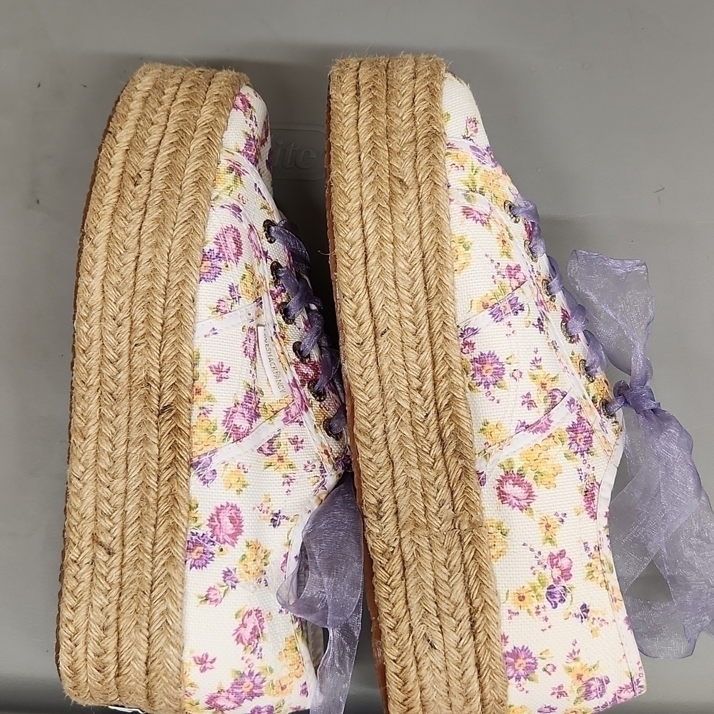 𝅺loveshackfancy superga women's size 39.5 EUC tropical sunset - Picture 5 of 8